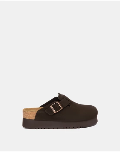 EVERAU - Australian Shepherd Ugg Berrin Platform Cow Suede Upper Loafer Oxfords Flats