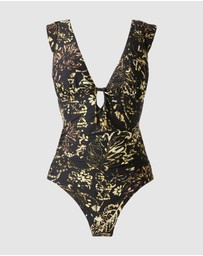 Magicsuit - Balinese Dash Open Back One-Piece Shaping Swimsuit