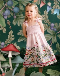 Fleur Harris - 'Enchanted Garden' Faraway Dress in Sugar Pink