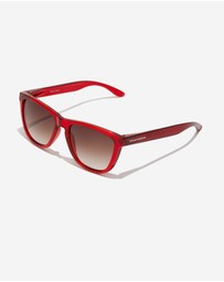 Hawkers Co - HAWKERS - ONE RAW Cherry Red Earth Sunglasses for Men and Women UV400