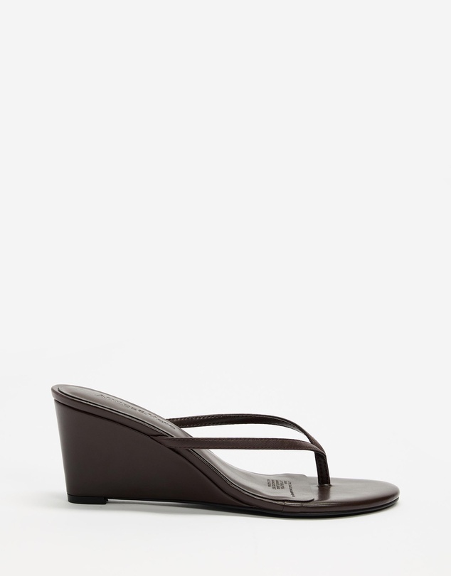 Atmos&Here - Janie Leather Wedge Heels