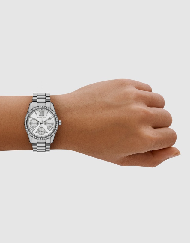 Michael Kors - Lexington Silver Chronograph Watch