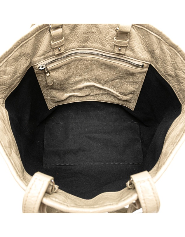 Pre-Loved by Azura Reborn - Pre-Loved Medium Woven Calfskin Barbes East West Shopper Bag