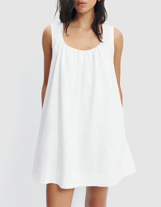Aje Studio - Corine Linen Mini Dress
