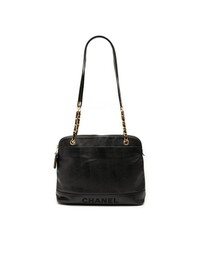 Pre-Loved by Azura Reborn - Pre-Loved Caviar Logo Chain Shoulder Bag