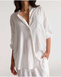 Decjuba - D-Luxe Linen Blend LS Shirt
