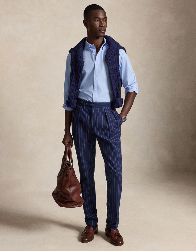 Polo Ralph Lauren - Custom Fit Stretch Poplin Shirt - ICONIC EXCLUSIVE