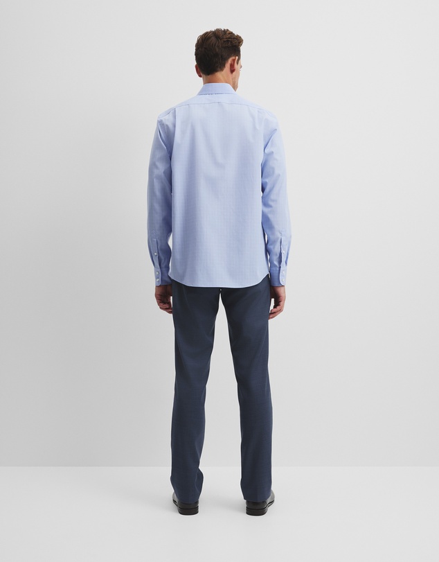 Country Road - Regular Fit Grid Check Travel Shirt