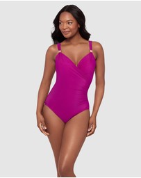 Miraclesuit Swimwear  - Razzle Dazzle Siren Crossover Shaping Swimsuit