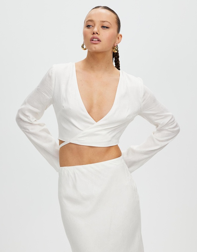 Third Form - Paisley Wrap Blouse