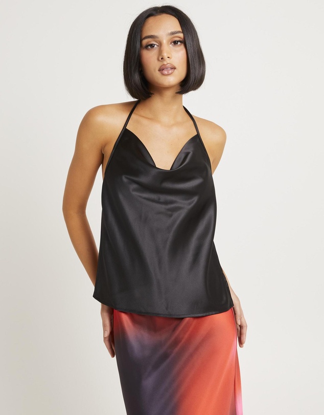 Alice In The Eve - Nova Cowl Neck Halter Top