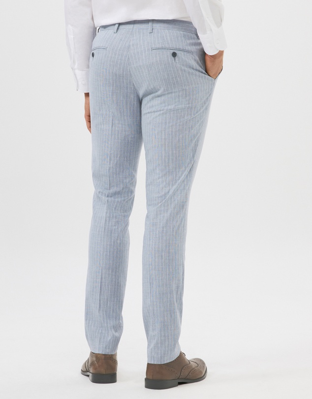 Van Heusen - Linen Blend Stripe Suit Pant
