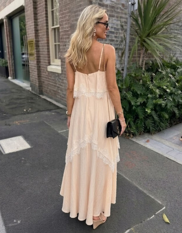 Esther & Co - Qiana Dress - Vanilla Romance