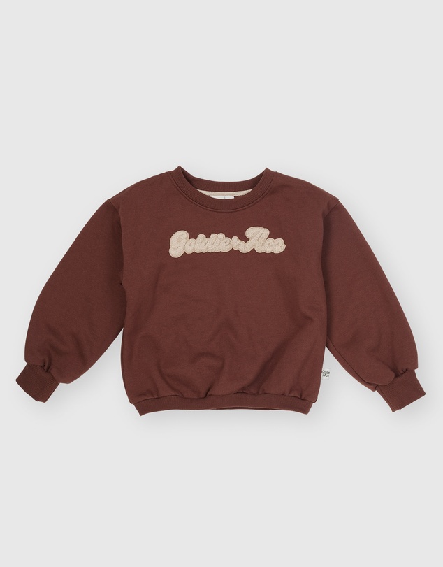 Goldie + Ace - Comfy Embroidered Sweater - Babies-Kids