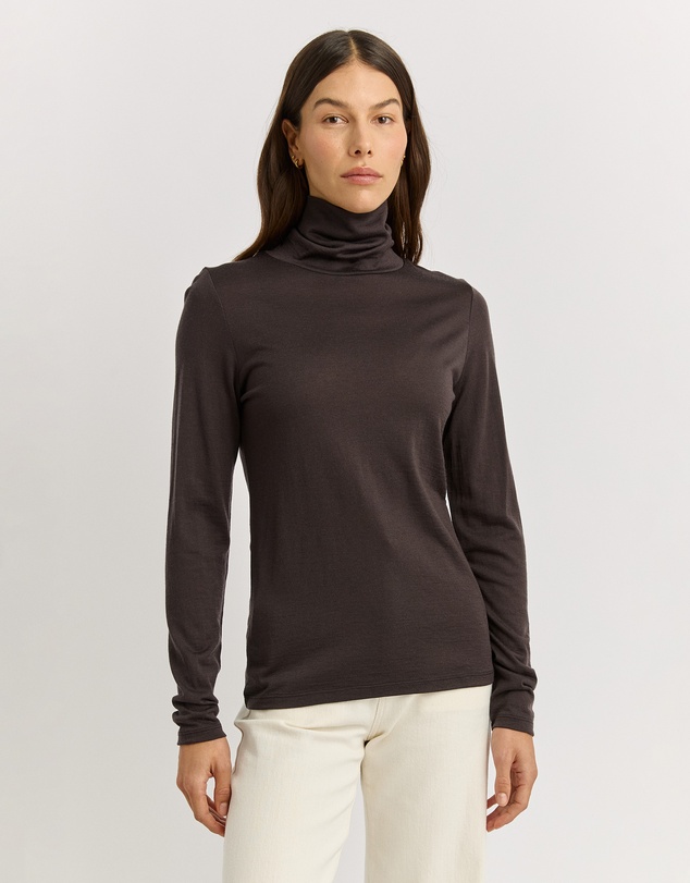 Toorallie - Turtle Neck Merino Tee