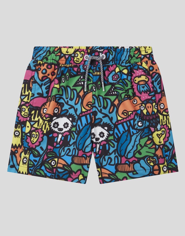 Boardies - Boardies Munday Jungle Kids Swim Shorts