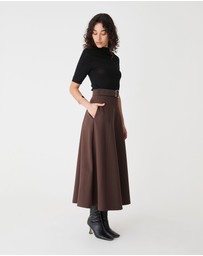 Forcast - Janice A-Line Ponte Skirt
