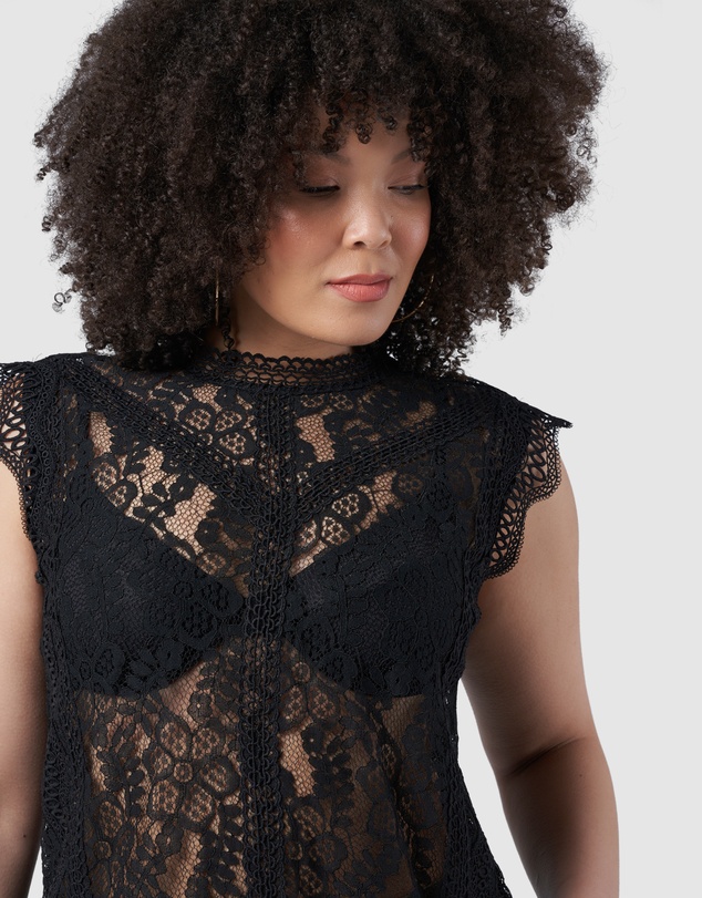 Sunday In The City - Anti Hero Lace Top