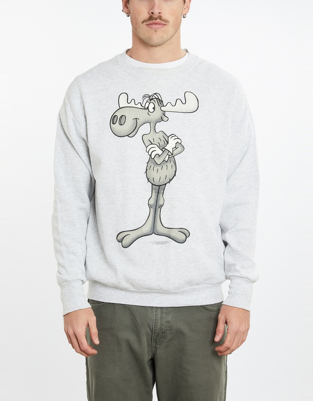 Vintage by The Real Deal - Pre Loved - 1996 The Adventures of Rocky and Bullwinkle Sweatshirt