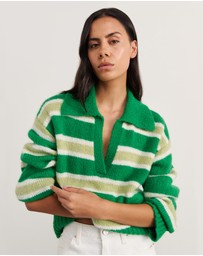 Jag - Lily Collared Knit