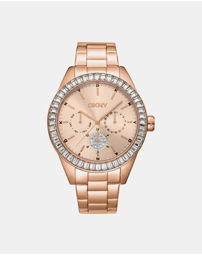 DKNY - Evening Nolita Multi Glitz Rose Gold Stainless Steel 40mm Watch