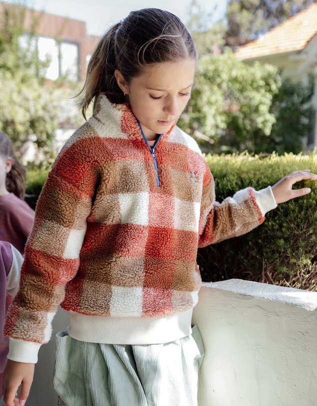 Olive & The Captain - Horizion Lined Zip Jumper