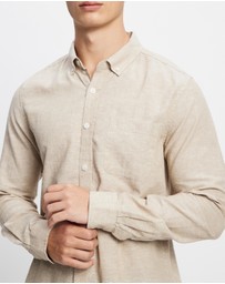 Staple Superior - Hamilton Linen Blend LS Shirt