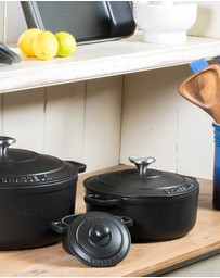 Chasseur - Round French Oven 26cm - Matte Black