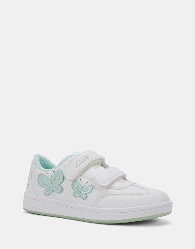 Clarks - Honor White/Mint