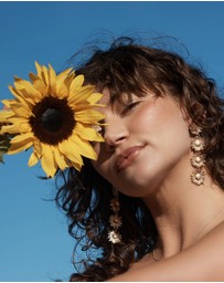 Native Sol - Follow The Sun - Sunflower Earrings