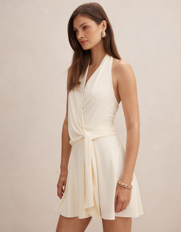 Forever New - Aaliyah Wrap Halter Neck Mini Dress