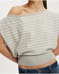 Cotton On - Everfine Short Sleeve Batwing Knit
