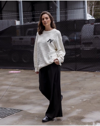 ALEXANDRA - Catier Knit Jumper Ivory
