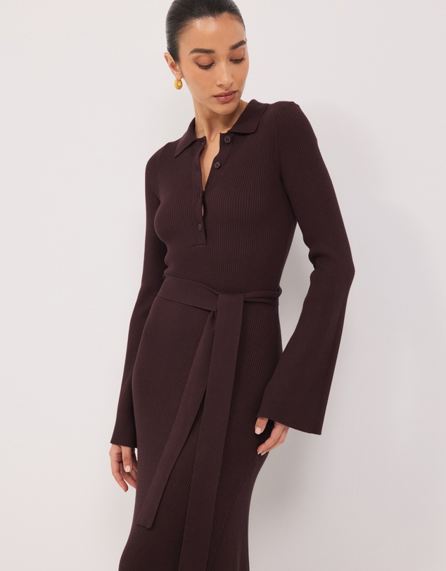 Calli - Audrey Flare Sleeve Maxi Dress