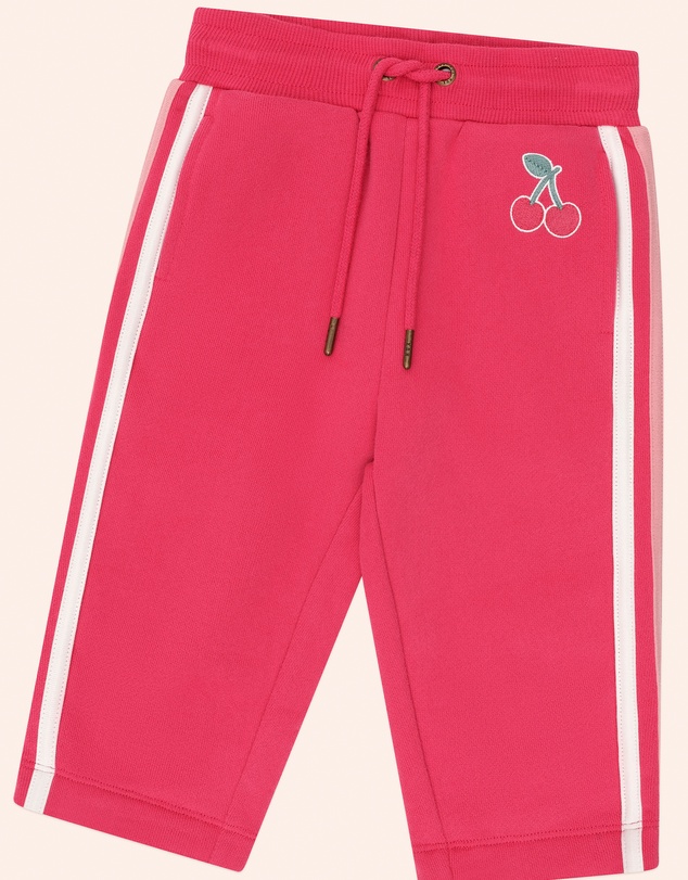 Huxbaby - Cherry Racer Stripe Trackpants - Babies-Kids