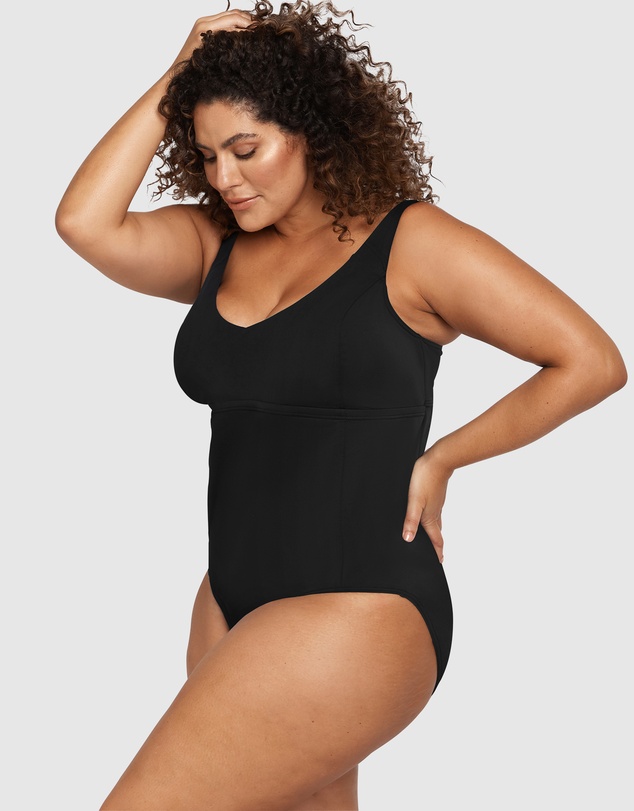 Artesands - Natare Black Chlorine Resistant Turner One Piece