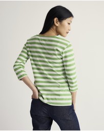 Seasalt - Seasalt Cornwall Green Sailor Top