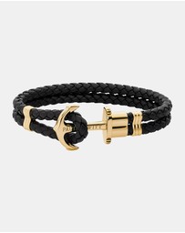 Paul Hewitt - Phrep Black Leather XL Bracelet