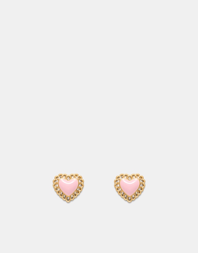 MIMCO - Lace Heart Stud Earrings