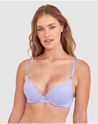Bras N Things - Bethany Essentials Double Push Up Bra - Pale Blue