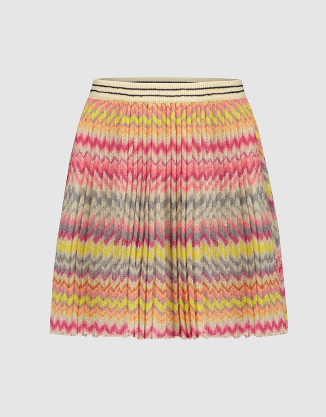 Like FLO - Fancy Pleated Zigzag Skirt - Kids-Teens