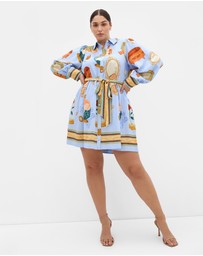 City Chic - Ezra Print Mini Dress