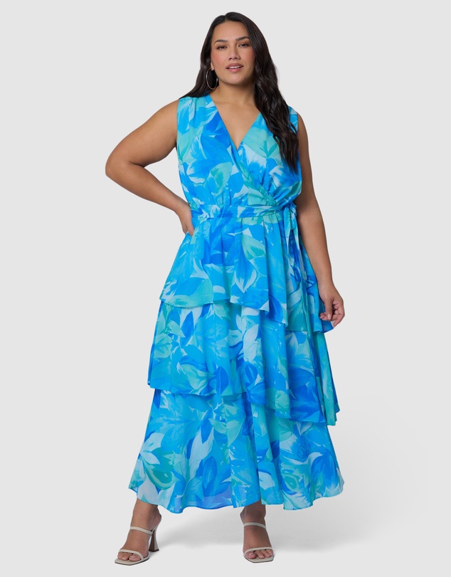 Pink Dusk by Curve Project - Wild Nights Maxi Dress