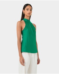 Forcast - Leana Bias Tie Top