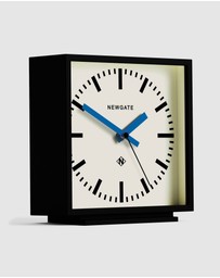 Newgate - Newgate Amp Mantel Clock Black With Blue Hands