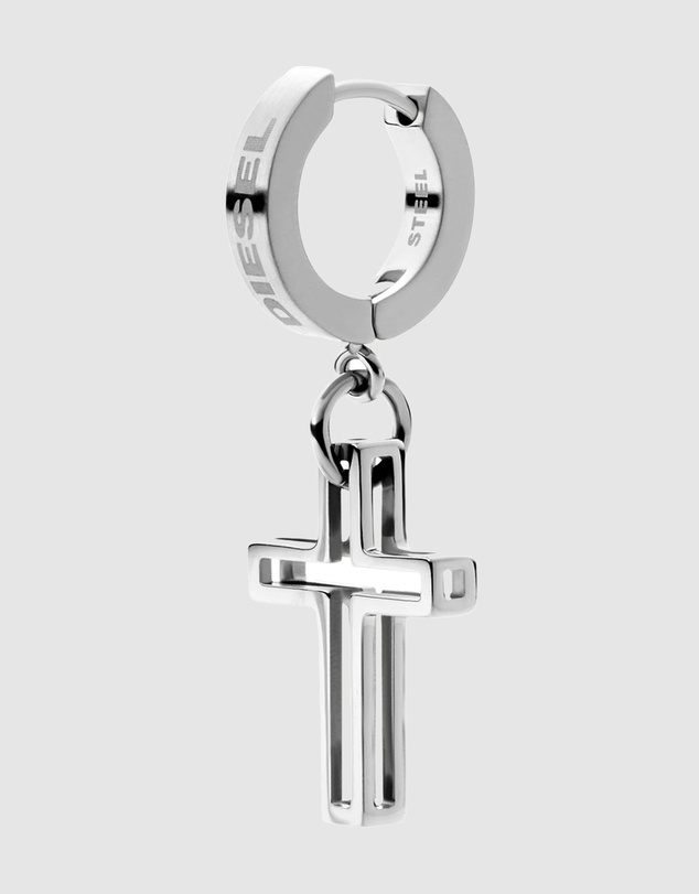 Diesel - Steel Silver Tone Earring
