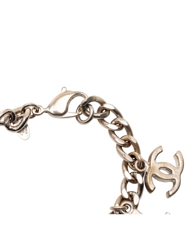 Pre-Loved by Azura Reborn - Pre-Loved Silver Plated Logo Charm Bracelet