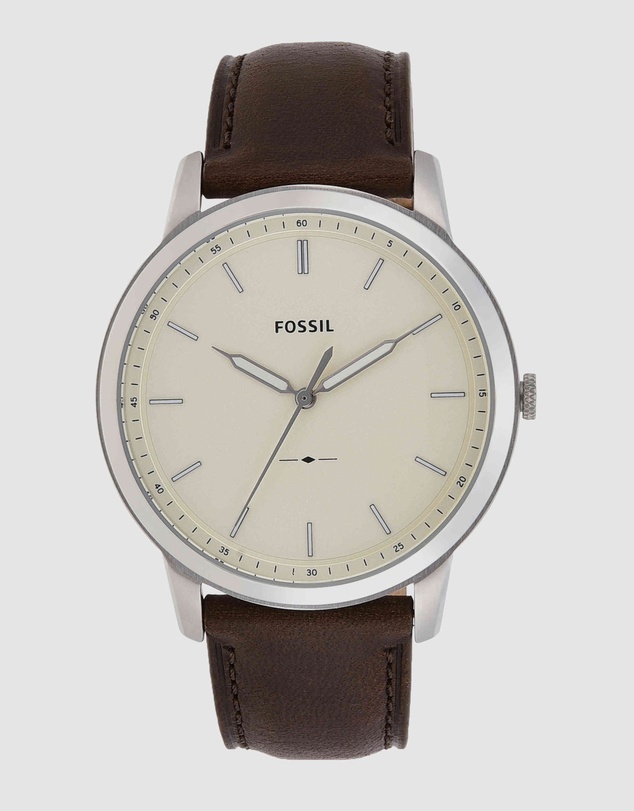 Fossil - The Minimalist 3H Brown Analogue Watch