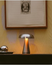 Dennis Did It - Portable Metal Touch Lamp Aluminium