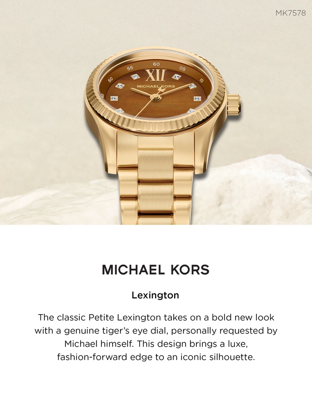 Michael Kors - Lexington Gold Tone Analogue Watch